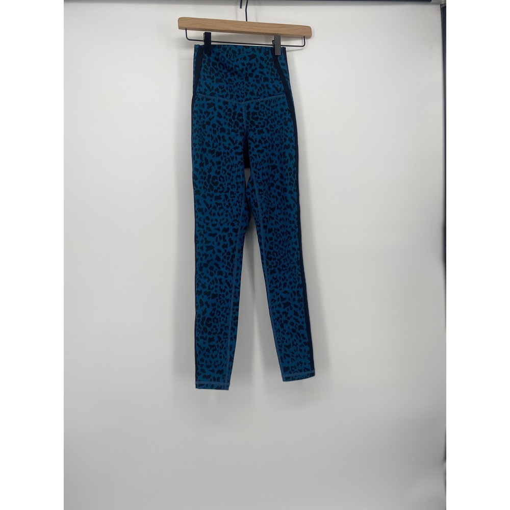 DYI Define Your Inspiration Bionic Leggings Womens XS Blue Leopard Print Yoga